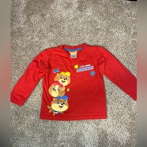 Nickelodeon Red Long-Sleeve Character Tee